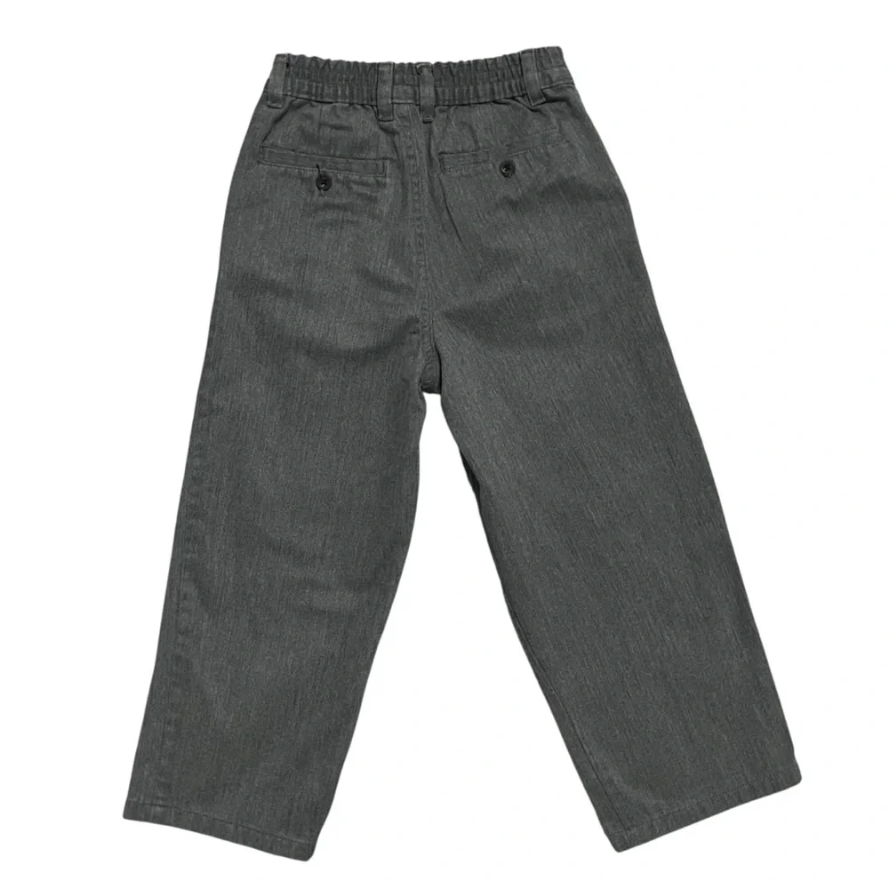 The Children's Place 5Y Grey Woven Dress Pants Slacks